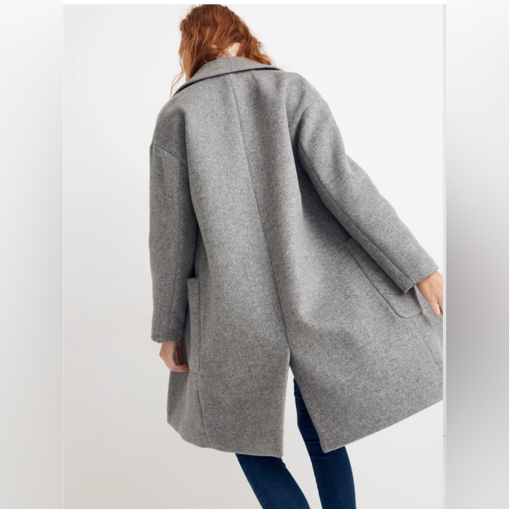 MADWELL Elmcourt Coat Heather Charcoal XXS 00 - Picture 4 of 10